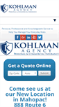 Mobile Screenshot of kohlmanagency.com